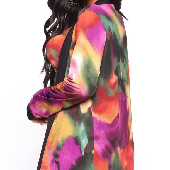 ✨sold✨Fashion Nova 3 Piece Legging Set size L purple/combo High Rise Legging - Picture 4 of 8